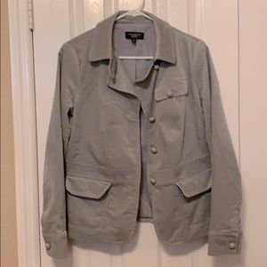 Talbots Gray Blazer Size 8
